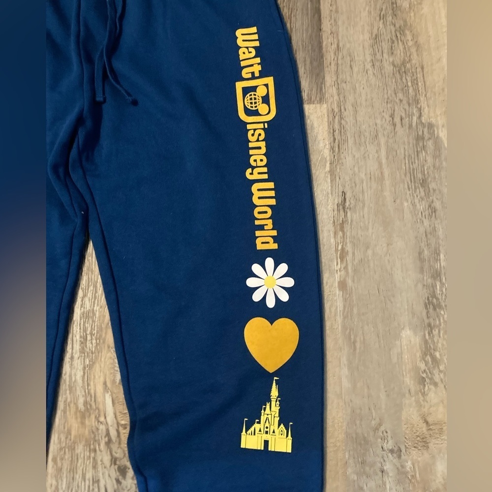 Disney Parks- Walt Disney World Blue Sweatpants - Picture 3 of 8
